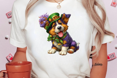 Whimsical St. Patrick’s Day Dog Clipart Product Image 2
