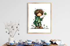 Whimsical St. Patrick’s Day Fairy Clipart Product Image 3