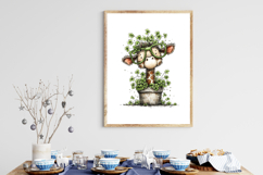 Whimsical St. Patrick’s Day Giraffe Clipart Product Image 3