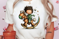 Whimsical St. Patrick’s Day Kids Clipart Product Image 2