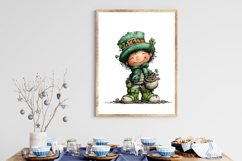 Whimsical St. Patrick’s Day Kids Clipart Product Image 3