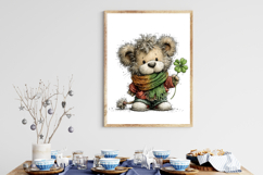 Whimsical St. Patrick’s Day Lion Clipart Product Image 3