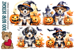 Halloween Puppy Clipart Product Image 1