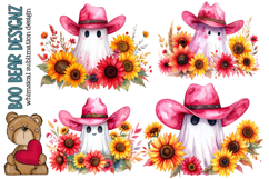Cowgirl Ghost Clipart Product Image 1