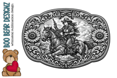 Western Cowgirl Clipart Product Image 1