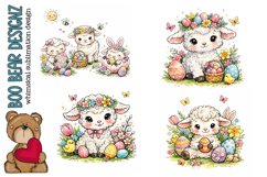 Precious Little Easter Lambs Product Image 1