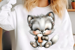 Whimsical Summer Animals Clipart Product Image 3