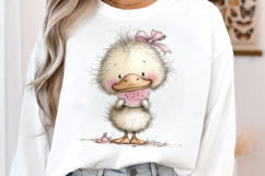 Whimsical Summer Beach Duck Clipart Product Image 3