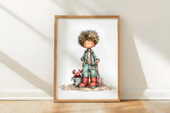 Whimsical Summer Beach Kids Clipart Product Image 2