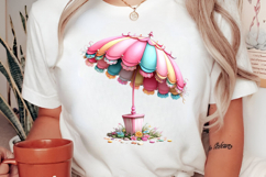Whimsical summer beach umbrella clipart Product Image 2