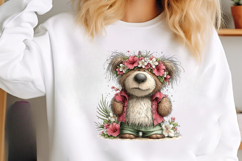 Whimsical Summer Bear Clipart Product Image 2