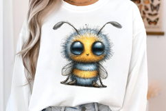 Whimsical Summer Bee Clipart Product Image 3