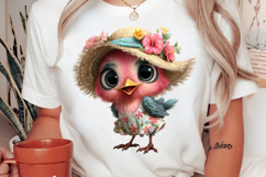 Whimsical Summer Bird Clipart Product Image 2