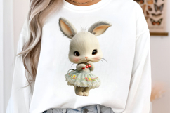 Whimsical Summer Bunny Fruits Clipart Product Image 3