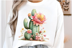 Whimsical Summer Cactus Clipart Product Image 2