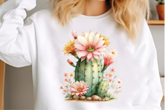 Whimsical Summer Cactus Clipart Product Image 3