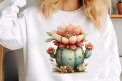 Whimsical Summer Cactus Clipart Product Image 2