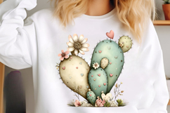 Whimsical Summer Cactus Clipart Product Image 2