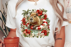 Whimsical Summer Capybara Clipart Product Image 2