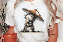 Whimsical Summer Cat Clipart Product Image 2