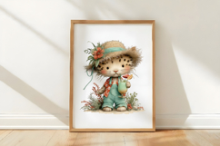 Whimsical Summer Cat Clipart Product Image 2