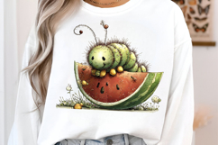 Whimsical Summer Caterpillar Clipart Product Image 3
