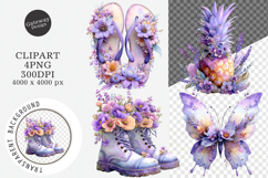 Whimsical summer clipart - Whimsical summer Png Product Image 1