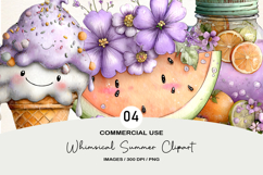 Whimsical Summer Clipart Product Image 1