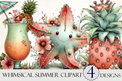 Whimsical Summer Clipart Product Image 1