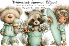 Whimsical Summer Clipart - Whimsical Summer Png Product Image 1