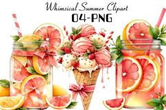 Whimsical Summer Clipart Product Image 1