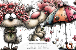 Whimsical Summer Clipart Product Image 1