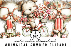 Whimsical Summer Clipart Product Image 1