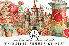 Whimsical Summer Clipart Product Image 1