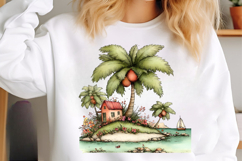 Summer beach seasonal clipart Product Image 3