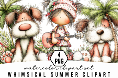 Whimsical Summer Clipart Product Image 1