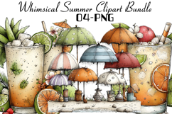 Whimsical Summer Clipart Design Product Image 1