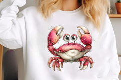 Whimsical Summer Crab Clipart Product Image 2