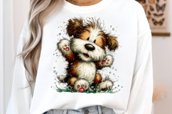 Whimsical Summer Dogs Clipart Product Image 3