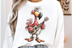 Whimsical Summer Flamingo Clipart Product Image 3