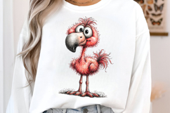 Whimsical Summer Flamingo Clipart Product Image 3