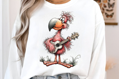 Whimsical Summer Flamingo Clipart Product Image 3