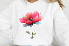 Whimsical Summer Floral Clipart Product Image 2