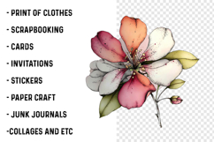 Whimsical Summer Flower Clipart Product Image 2