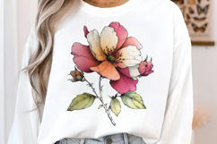 Whimsical Summer Flower Clipart Product Image 3