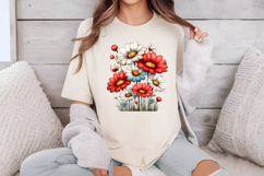 Whimsical Summer Flowers Clipart Product Image 2