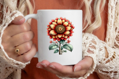 Whimsical Summer Flowers Clipart Product Image 3