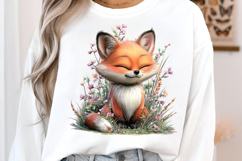 Whimsical Summer Fox Clipart Product Image 3