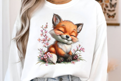 Whimsical Summer Fox Clipart Product Image 3