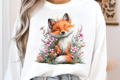 Whimsical Summer Fox Clipart Product Image 3